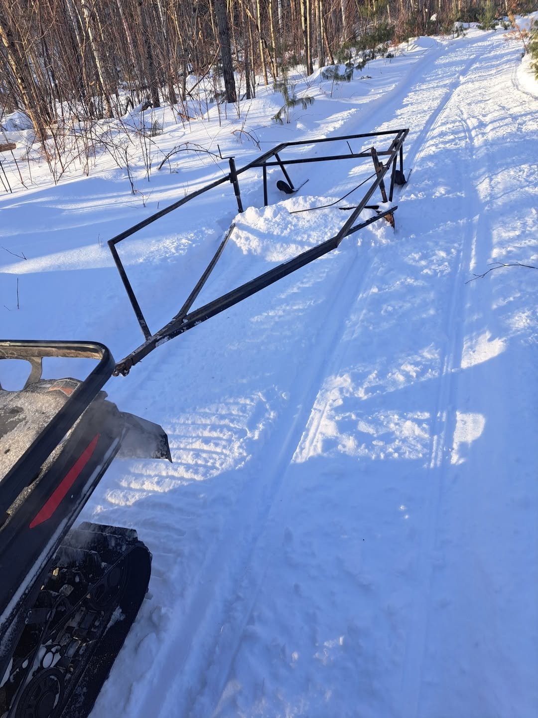 Pipe dragging winter 2025